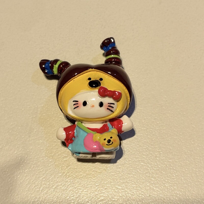 卡通可爱变装KT串珠萌粒diy饰品挂件钥匙扣公仔桌面摆件 树脂配件|undefined