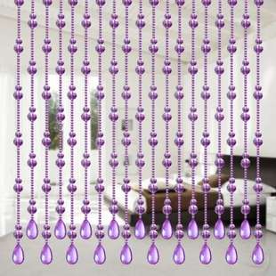 Crystal Bead Curtain Gourd Partition Door Curtain Entrance Living Room Bedroom Bathroom Toilet Finished Arch Curtain Free New Product