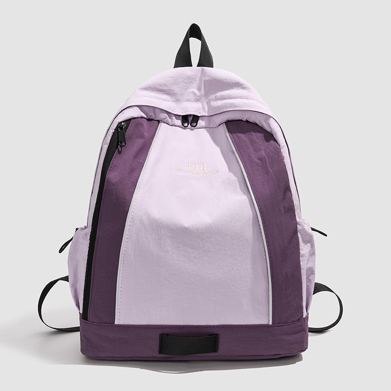2025 nuevo japonés simple mochila de estudiantes mochila de ocio de gran capacidad nicho diseño mochila de viaje ligera
