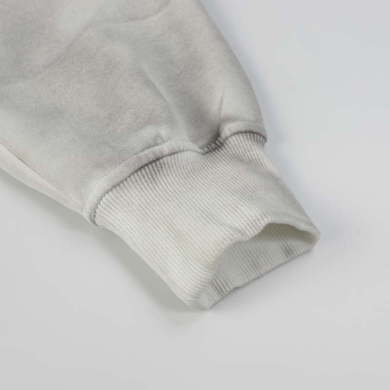 Vêtements pour hommes Marque de mode de rue Impression alphanumérique Jet d'encre Pull sale Sweat à capuche Sweat à capuche rétro ample cool pour hommes_voghion.com