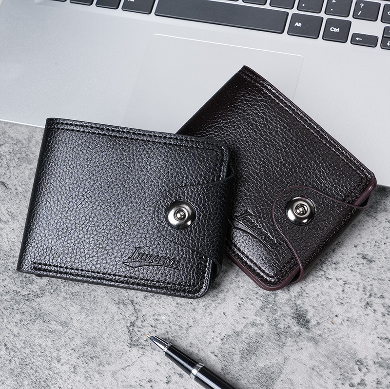 Men's Wallet with Multiple Card Slots, Casual Men's Wallet, Short New Ticket Holder, Coin Purse, Double Line Card Holder, Wallet Wholesale Men's Wallet with Multiple Card Slots, Casual Men's Wallet, Short New Ticket Holder, Coin Purse, Double Line Card Holder, Wallet Wholesale