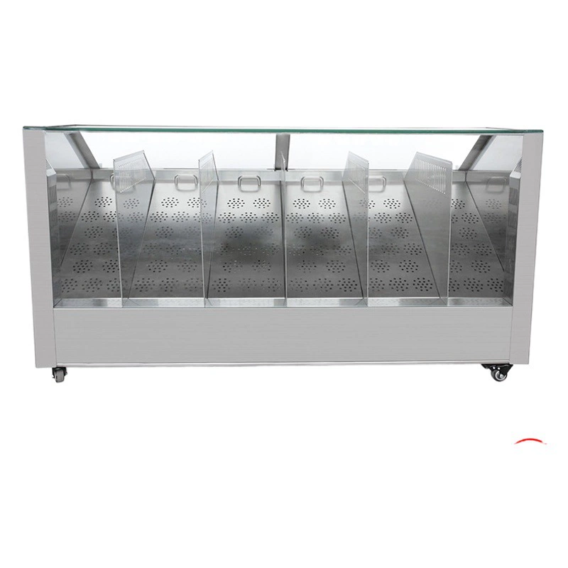 Коммерчески шкаф изоляции попкорна шкаф дисплея нержавеющей стали двухслойный постоянная температура Отопление Кукуруза цветок американская коробка изоляции