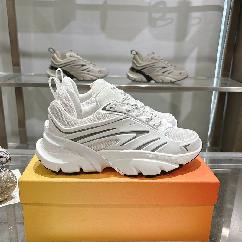 新しい厚底ダッドシューズ、通気性のあるスポーツとレジャーカップルモデル、オールシーズンシューズ、トレンディな靴、男性と女性の同じスタイルのランニングシューズ|undefined