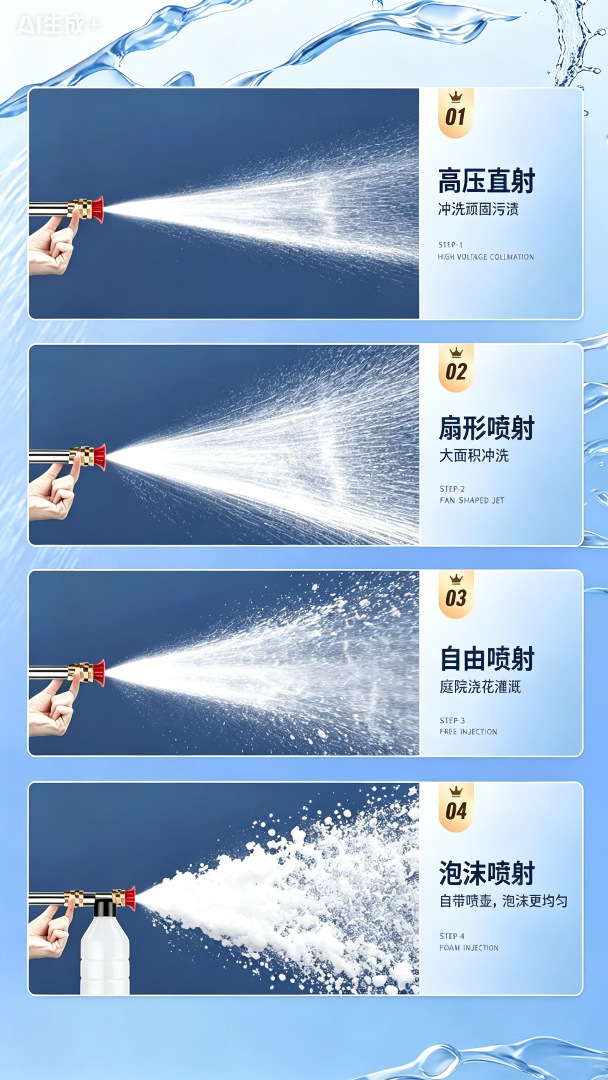 Cross-Border Wireless Lithium Battery High-Pressure Water Gun for Home Use, Portable Car Washing Machine with Supercharged Lithium Battery for Car and Floor Cleaning with Super Strong Pressure