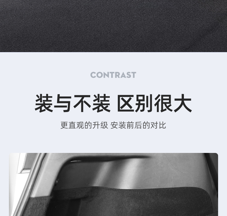 Suitable for Tesla Model Y/3 Carbon Fiber Rear Door Sill Strip Upgraded Version Anti-Kick Seat Protection Corner Accessories