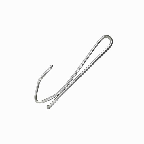 Cross-border supply stainless steel curtain single hook wholesale Curtain fabric with accessories hook 500 pcs in a box