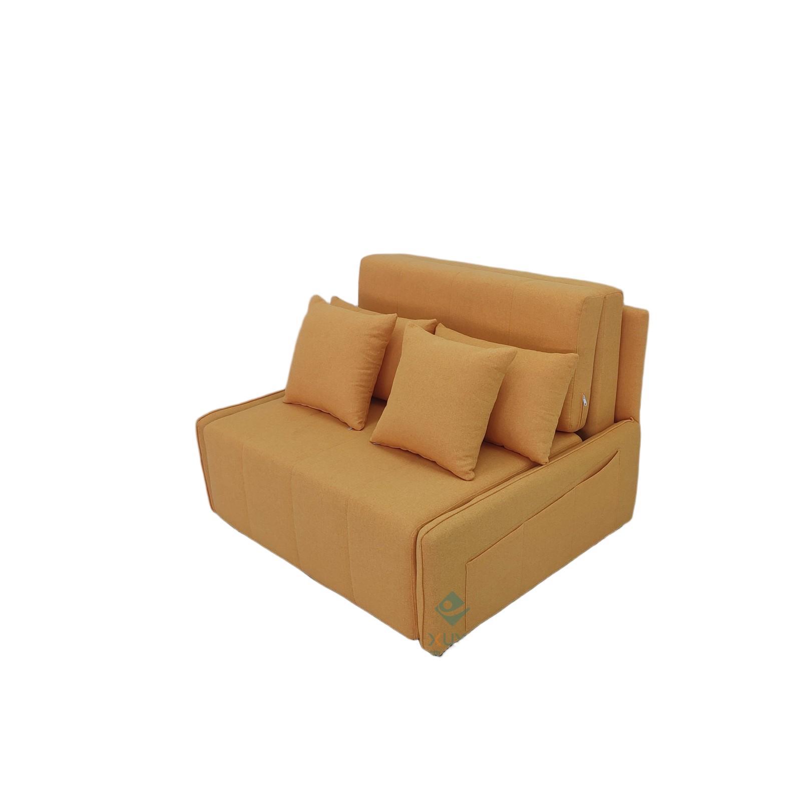 Sofá cama multifuncional de algodón y lino sin reposabrazos tipo sofá cama de doble propósito de la sala de estar image 6