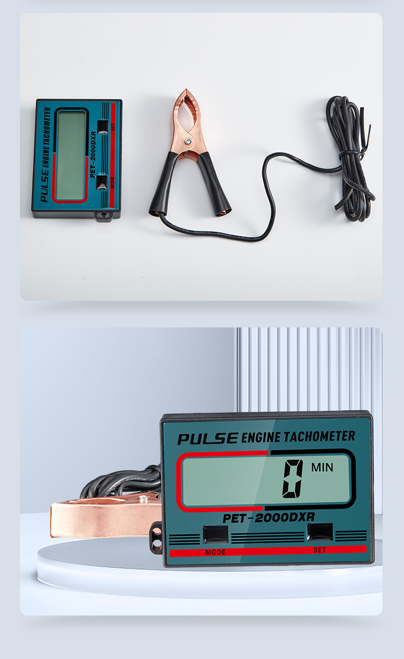 Tachometer digital display pulse speed tachometer tachometer timer gasoline engine induction 2 stroke 4 stroke