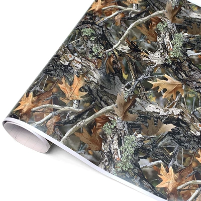 Outdoor Camping Waterproof Decorative Camouflage, Auto Color Change Film - 1232-leaf-camouflage-20cm150cm