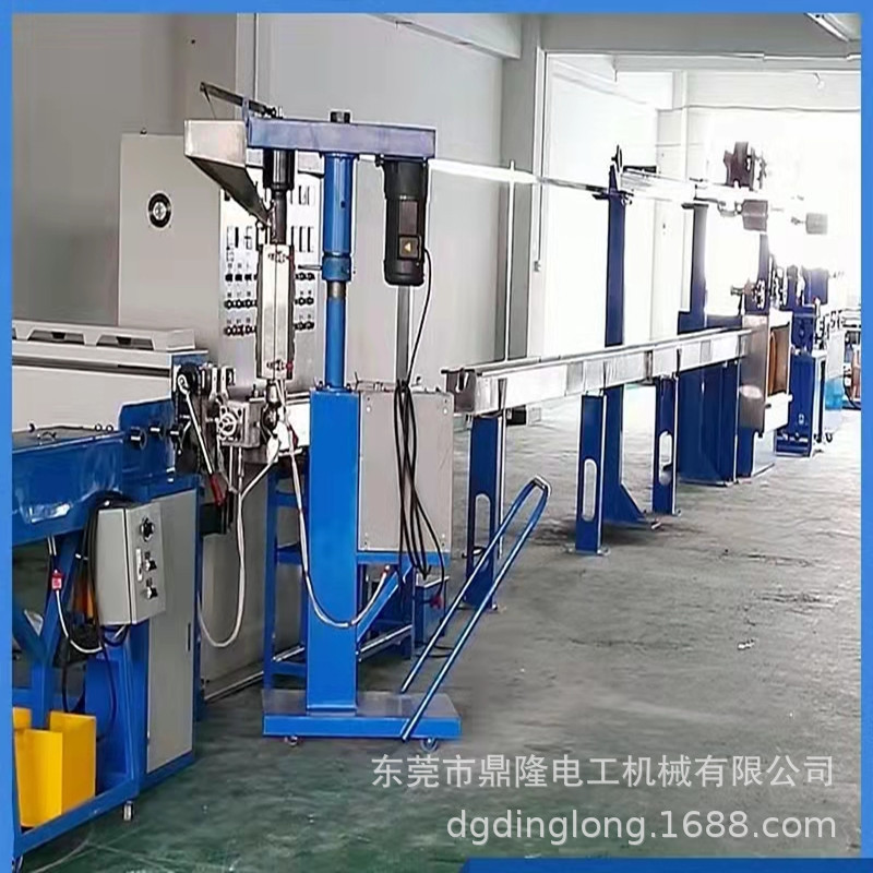 70+35PVC双色电线挤出机双色电线挤出机PVC电线抽线机