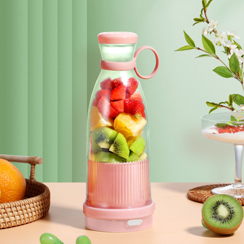 Internet-famous Mini Portable Electric Fruit Juicer Blender – Home Use Wireless Electric Juice Cup & Smoothie Maker