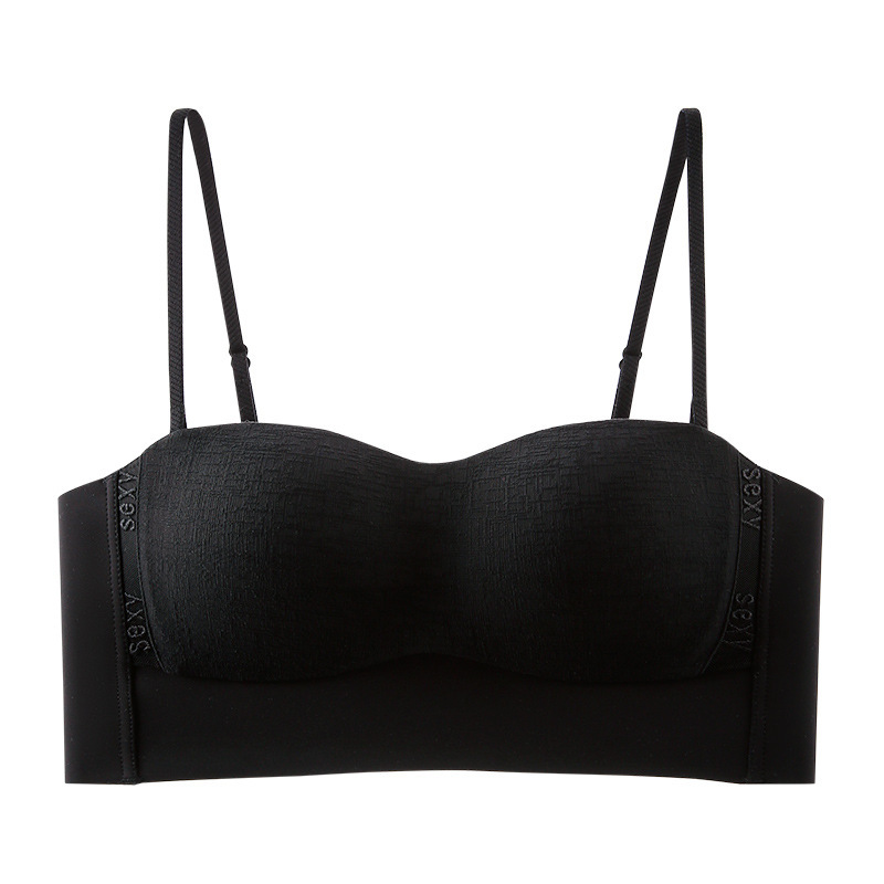 6046 Sexy ligeramente borracho top de tubo de honda anti-luz y sin costuras ropa interior integrada sujetador de pecho fino