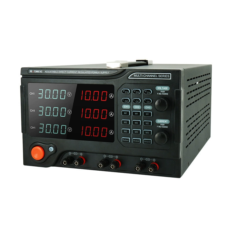 Многоканальный регуляторный источник питания постоянного тока с одной дверью