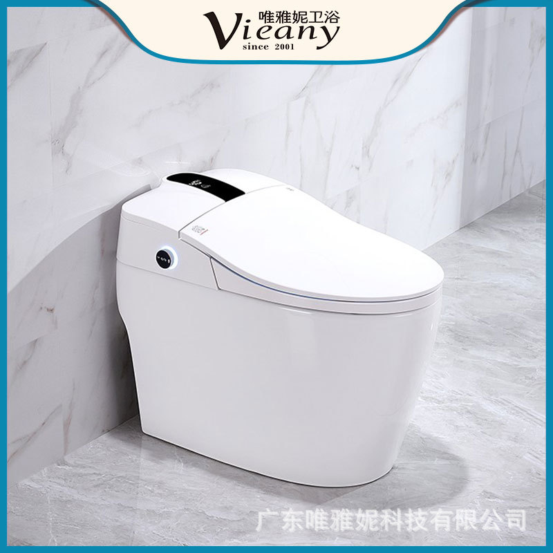 Tipo de fregadero integrado inodoro inteligente de cerámica con tanque de agua inodoro automático con tanque de agua versión de alta gama