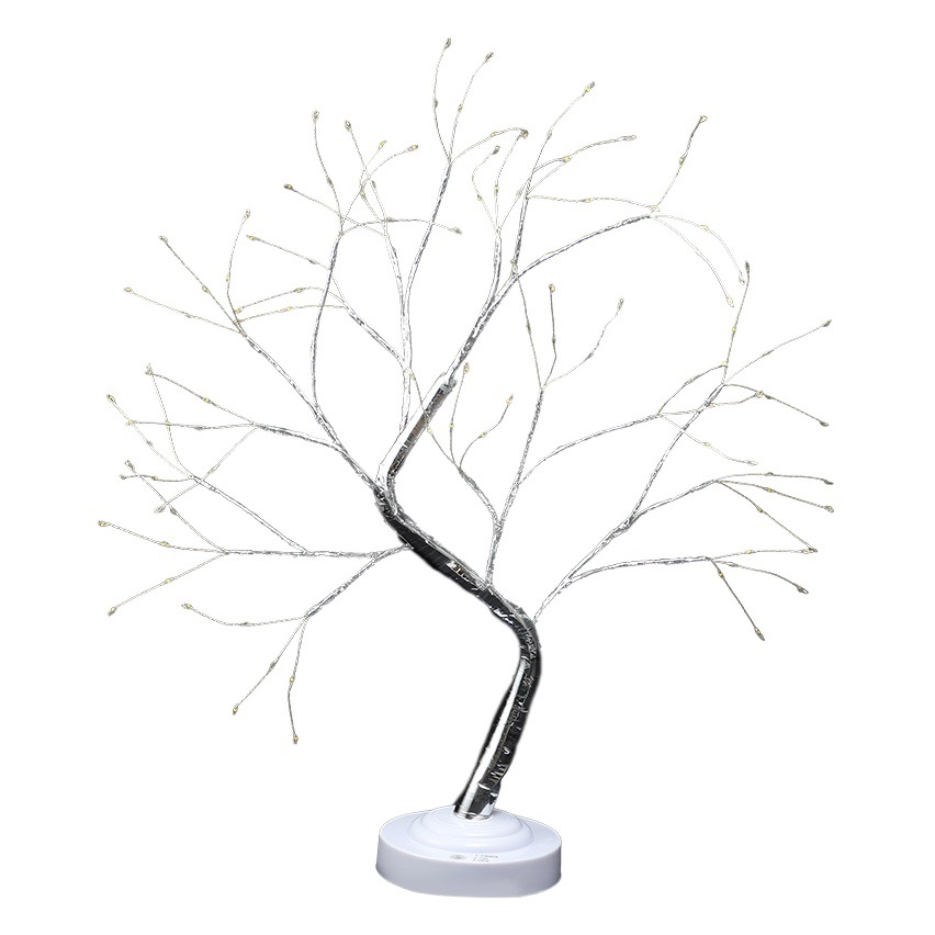 Lámpara de Escritorio LED de Doble Propósito con Luces de Colores, Lámpara de Árbol de Rosas, Luz Nocturna Decorativa, Adorno Creativo para el Día de San Valentín, Venta al por Mayor Transfronteriza