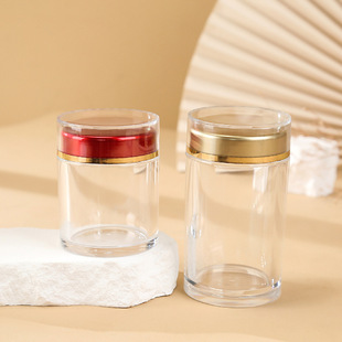 Acrylic packaging bottle 40g 80g herbal tremella pet bottle 345ml golden swallow tremella packaging jar