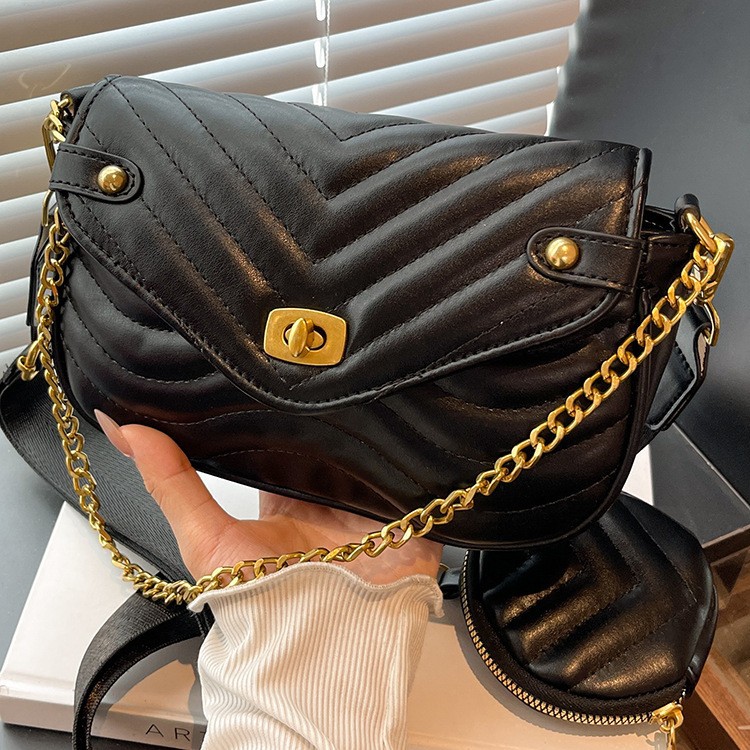 Casual estilo coreano de moda de estilo extranjero cadena hombro bolso de brazo para mujeres 2026 primavera nuevo bolso diario