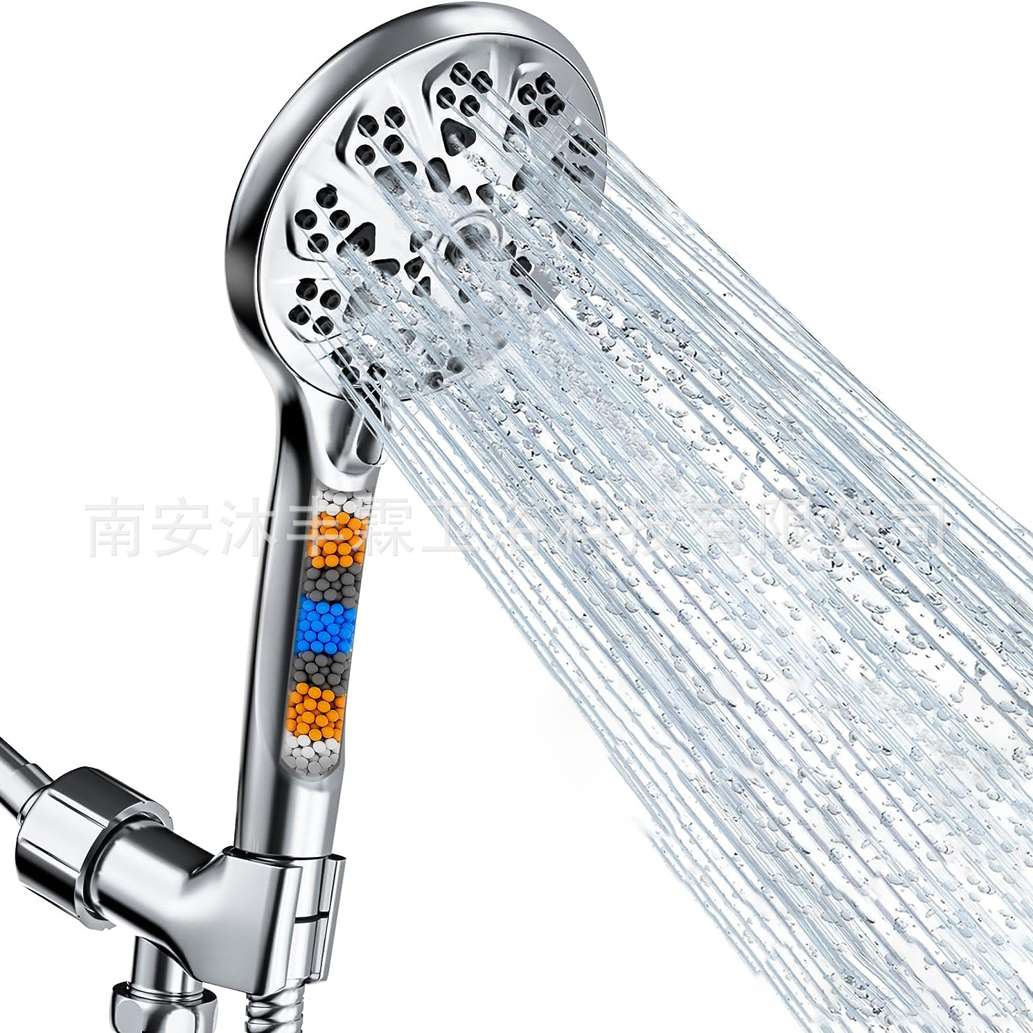 Cross-Border Purification and Filtration Micro-Bubble 9-Function Handheld Pressurized Shower Head Electroplated Bathroom Shower Filter Showerhead