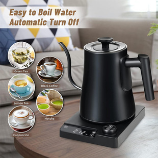 Gooseneck Kettle Cross-Border E-Commerce 2025 Intelligent Constant Temperature Thin Mouth Electric Water Kettle Coffee Pot Gooseneck Water Kettle
