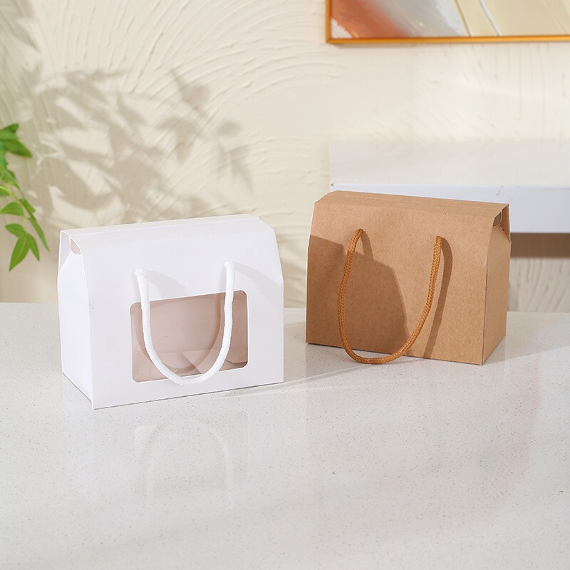 Universal Packaging Paper Box, Ins-Style Toast Packaging Box, Dessert Takeaway Box, Shop Packaging Box, Manufacturer Wholesale