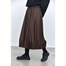 【三与二出】爆款新色超宽松下摆打褶设计简约日系裙裤 28068#