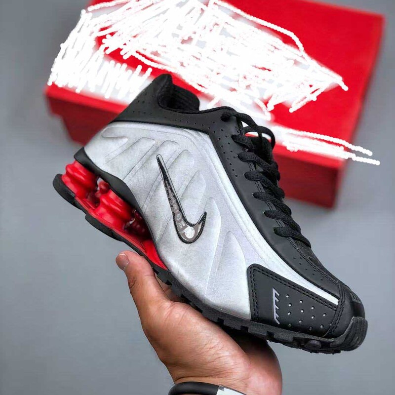 2026 new model Putian shoes Shox R4 men's shoes couple's breathable low-top Nike-style sports running shoes for women