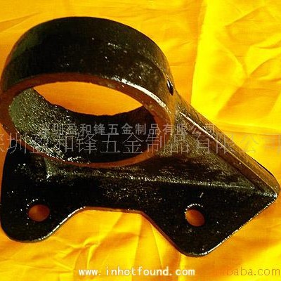 厂家供应停车场设备 铸铁挡轮座 限位止退器底座 铸铁车档底座