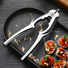 Manufacturer wholesale zinc alloy blood clam flower clam clip home restaurant flowering clam sheller kitchen walnut clam opener