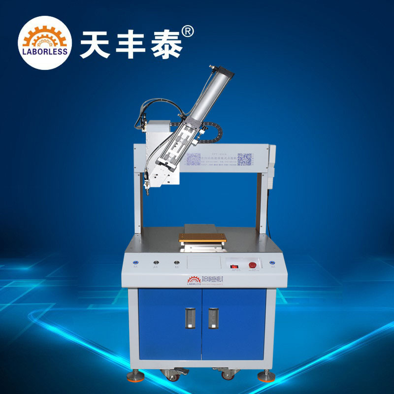 天丰泰431A全自动高速落地式点胶机 配400CC一比一气动推胶头