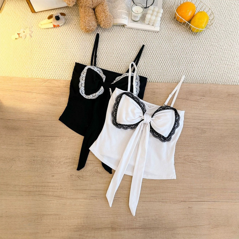 DY816 Sexy Hot Girl Super Popular Lace Patchwork Camisole Summer Plus Size Women's Slim Fit Knit Top DY816 Sexy Hot Girl Super Popular Lace Patchwork Camisole Summer Plus Size Women's Slim Fit Knit Top