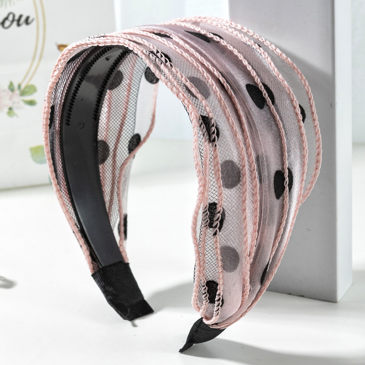 Estilo coreano simple pelo blanco que cubre la diadema tocado de las mujeres cubierta de horquilla ancha presionado Red roja 2022 nueva banda de pelo horquilla