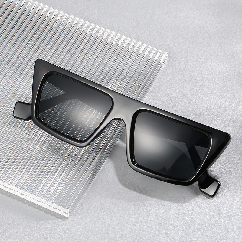 Nueva caja de ojo de gato retro Comercio exterior gafas de sol tiktok Internet celebridad transfronteriza UV400 gafas de sol suministro directo de fábrica