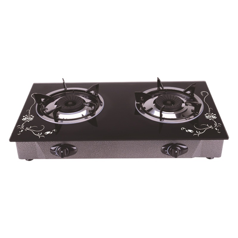 estufa de gas doméstica doble estufa de gas de mesa estufa de gas natural gas licuado estufa de mesa estufa de gas de carbón suministro de fábrica