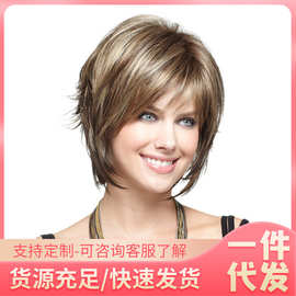 假发女短发义乌厂流行女士ebay批发动漫cos一件代发欧美风格