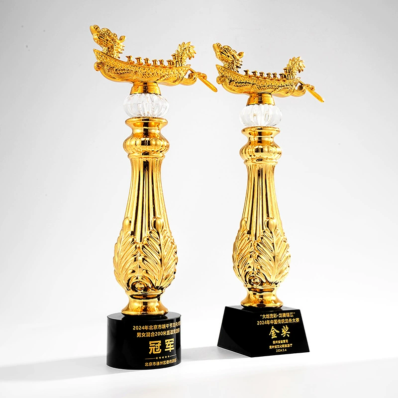 Награда команды на Фестивале драконьих лодок: трофей с головой дракона из смолы, сувенир с бесплатной гравировкой, металлический трофей для гонок на драконьих лодках