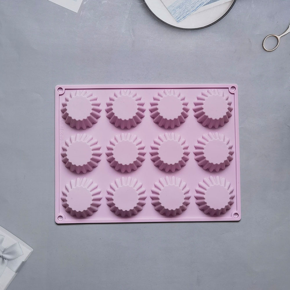 Silicone 12 muffins 142 chocolate molde de silicona molde de postre decoración de pastel utensilios de cocina para hornear