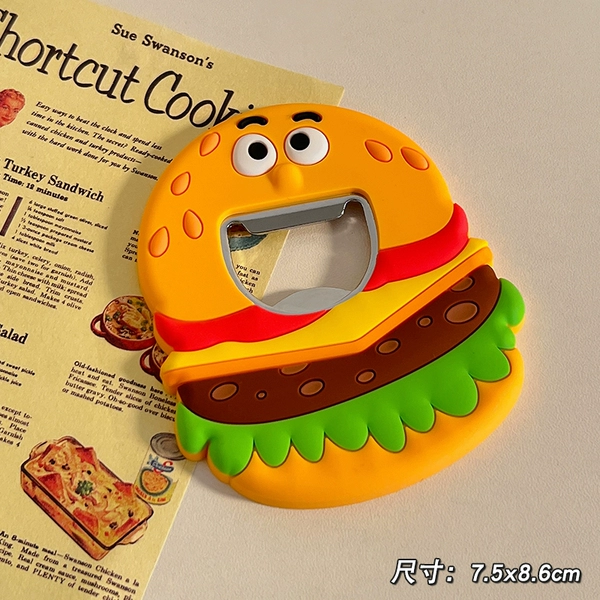 Haha Burger [bottle opener/refrigerator magnet]
