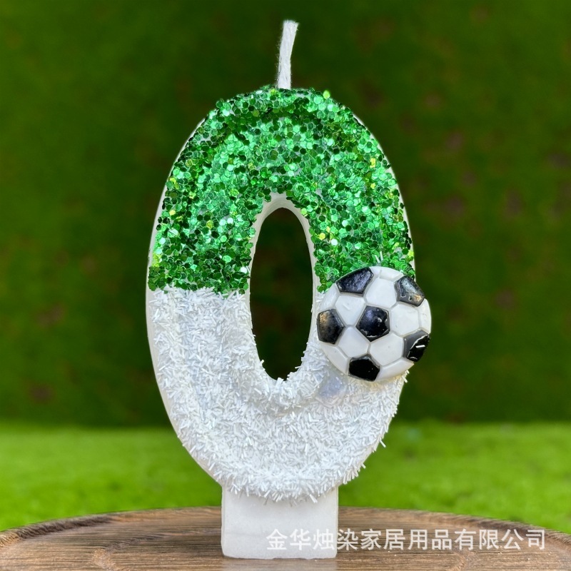 Amazon の人気サッカーシリーズデジタルキャンドル色変化クリエイティブ男の子の誕生日キャンドルケーキデコレーションドロップシッピング|undefined