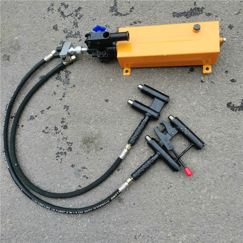 YBX-1 Скоростная плита раздвижной кровати Гидравлический вытяжной тяги Гидравлическое вытяжное вытягивание ржавчины Съемник для подключения рельса Съемник для ржавчины