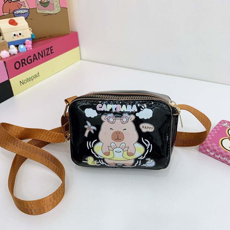 Bolsos para niños coreanos, bolsos de mensajero para niñas, bolsos de princesa de moda, bolsos de niña portátiles de un solo hombro de dibujos animados para bebés