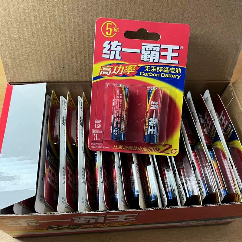 Unified Overlord Детская игрушка Батарея № 5 7 Батарейка Угольная батарея Домашняя сухая батарея красная упаковочная карта