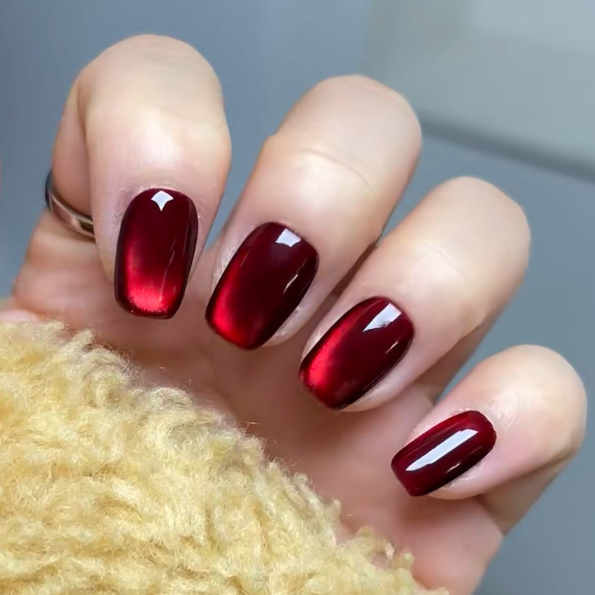Use manicura nuevas cerezas Opal elegante todo partido No lastimó las uñas No lastimó las manos