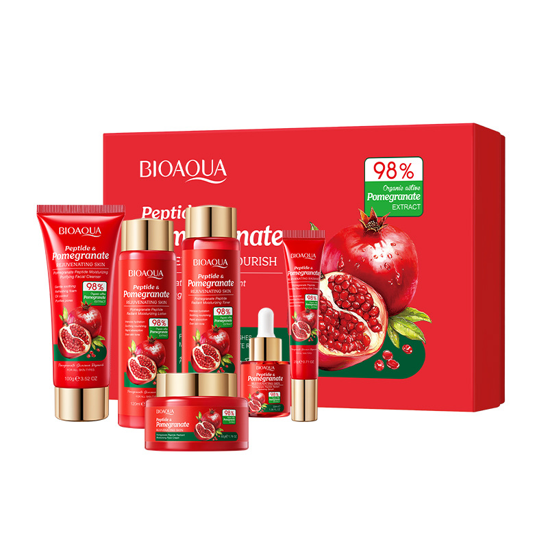 Transfronterizo BIOAOUA Aloe Vera retinol antiarrugas firmemente alta hidratación caja de regalo para el cuidado de la piel en inglés