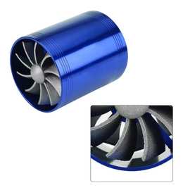 涡轮增压双面轮自然吸气汽车改装发动机高速风筒动力进气配件通用