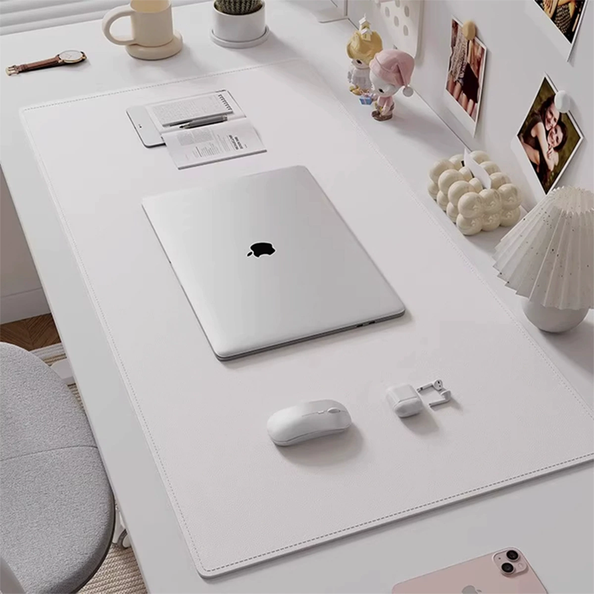 Mouse Pad Oversized Desk Mat Leather Desktop from Yomiego