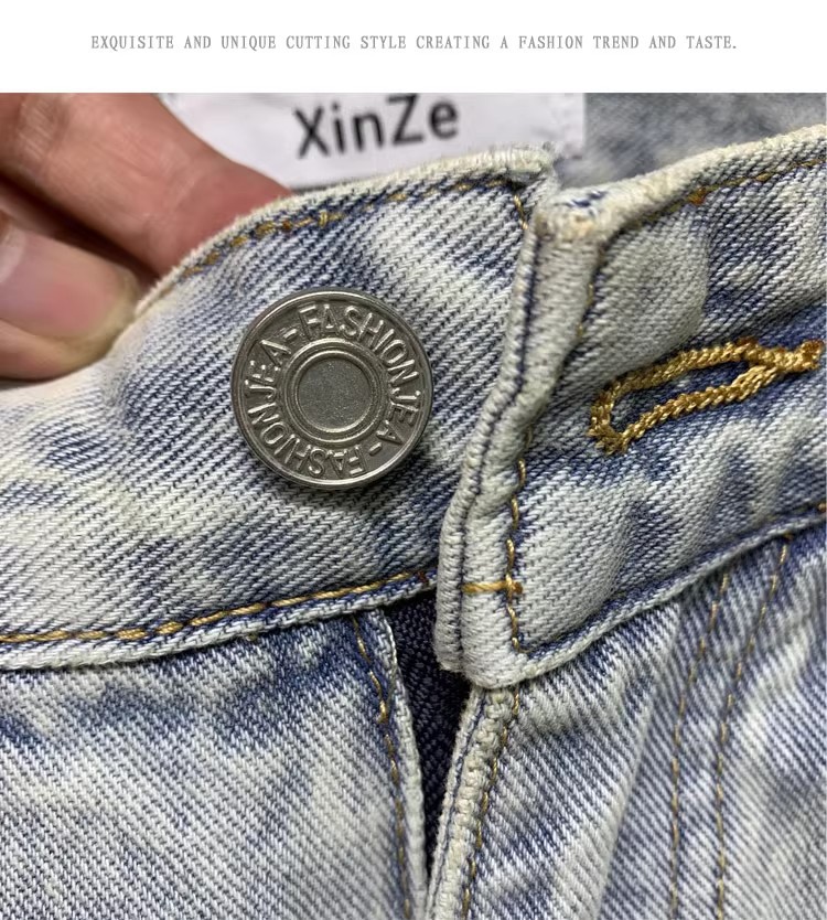 Men's Clothing Men's Retro Stretchy Denim Shorts Trendy Summer Style Five Point Pants For Formal & Casual For Mental_mkmklike.com