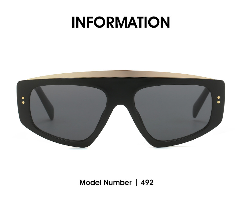 Triangle Frame Sunglasses For Men And Women Versatile Style_voghion.com