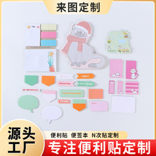 便利贴定制异形便签纸n次贴有粘性留言卡标记备忘办公学生小奖品