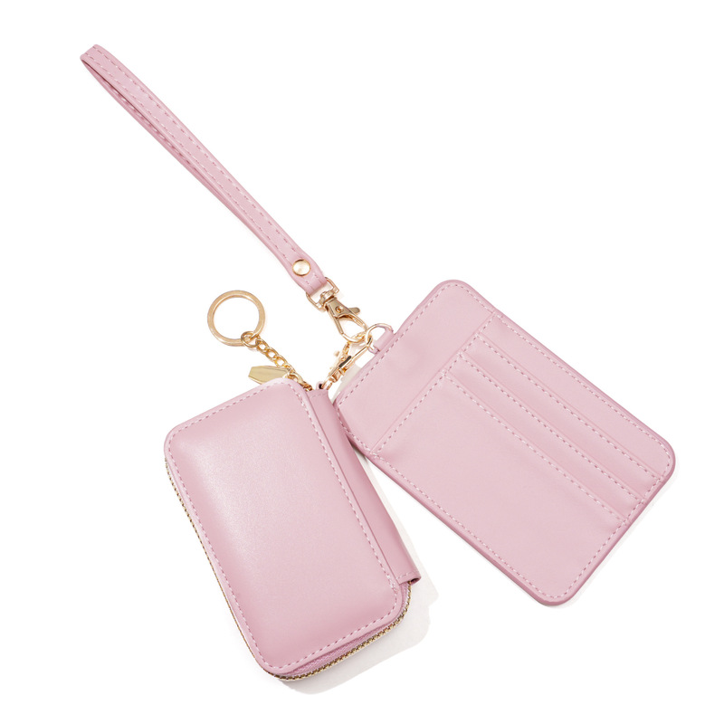 両用モデル!キーバッグ カードホルダーセット INSスタイル 韓国 シンプル レディース ウォレット カードホルダー 在庫あり PURSE|undefined