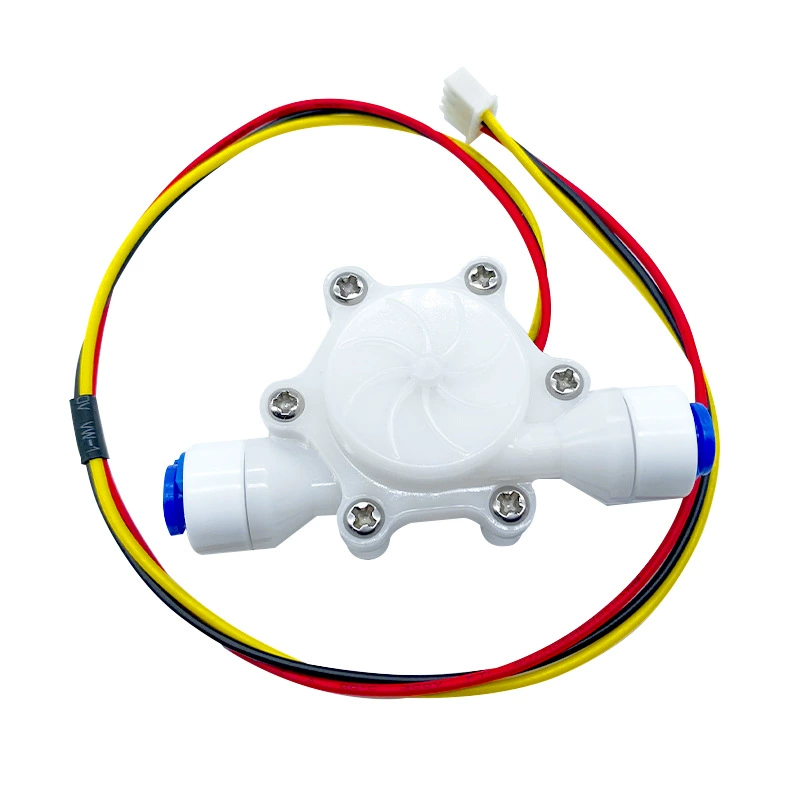 Quick plug water dispenser flow meter dishwasher water flow meter Hall pulse flow sensor food grade flow meter